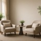 Calm therapy room with two armchairs, a setting for dual diagnosis treatment in Tarzana